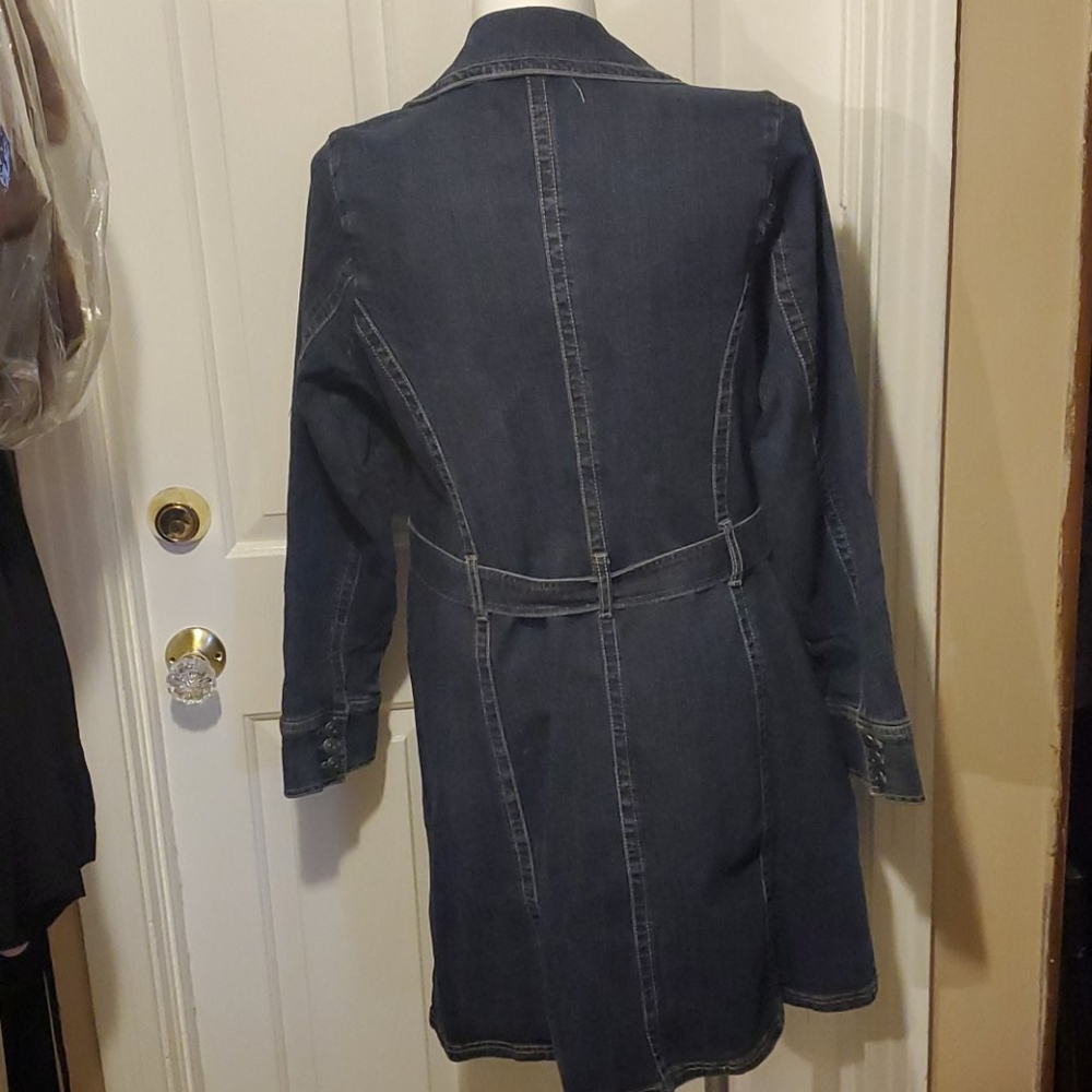JouJou Denim coat Size 18/20 - Picture 11 of 12